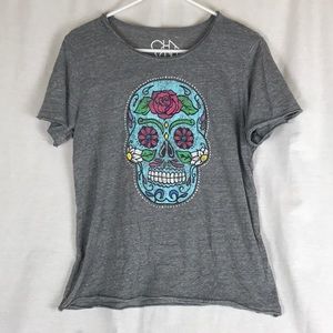 Day of the Dead loose fitting tee